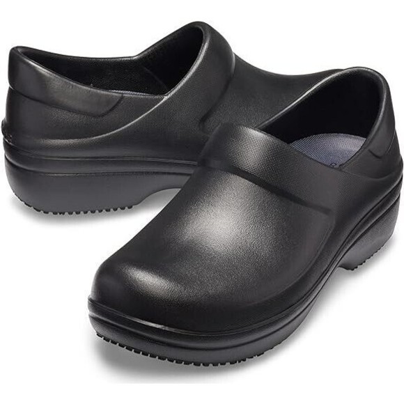 CROCS Shoes Crocs Neria Pro Ii Clogs Womens 1 Black Slip On Work